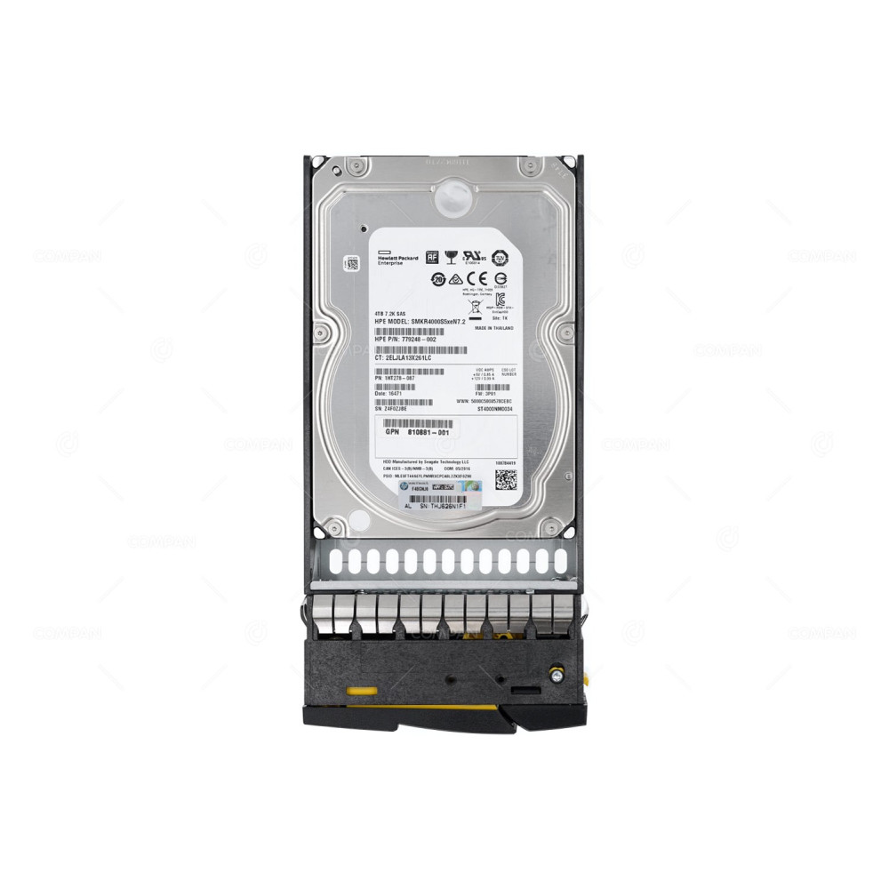 810766-001 HP HDD 4TB 7.2K SAS 12G 3.5" FOR 3PAR 8000 810881-001